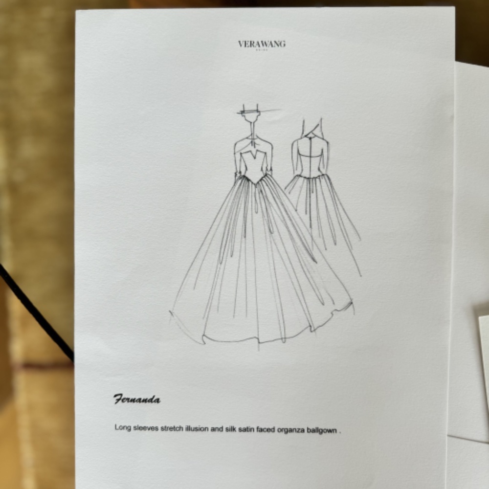 Vera Wang Fernanda Wedding Gown In Pristine Condition - Picture 4 of 11